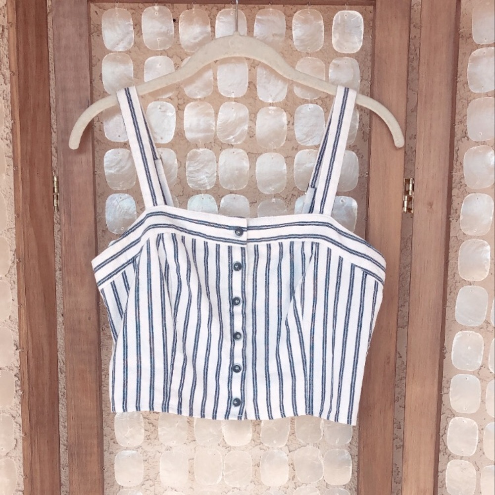 STRIPED TANK TOP🦚
